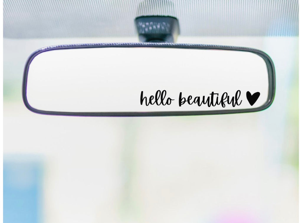 Car Mirror Decals